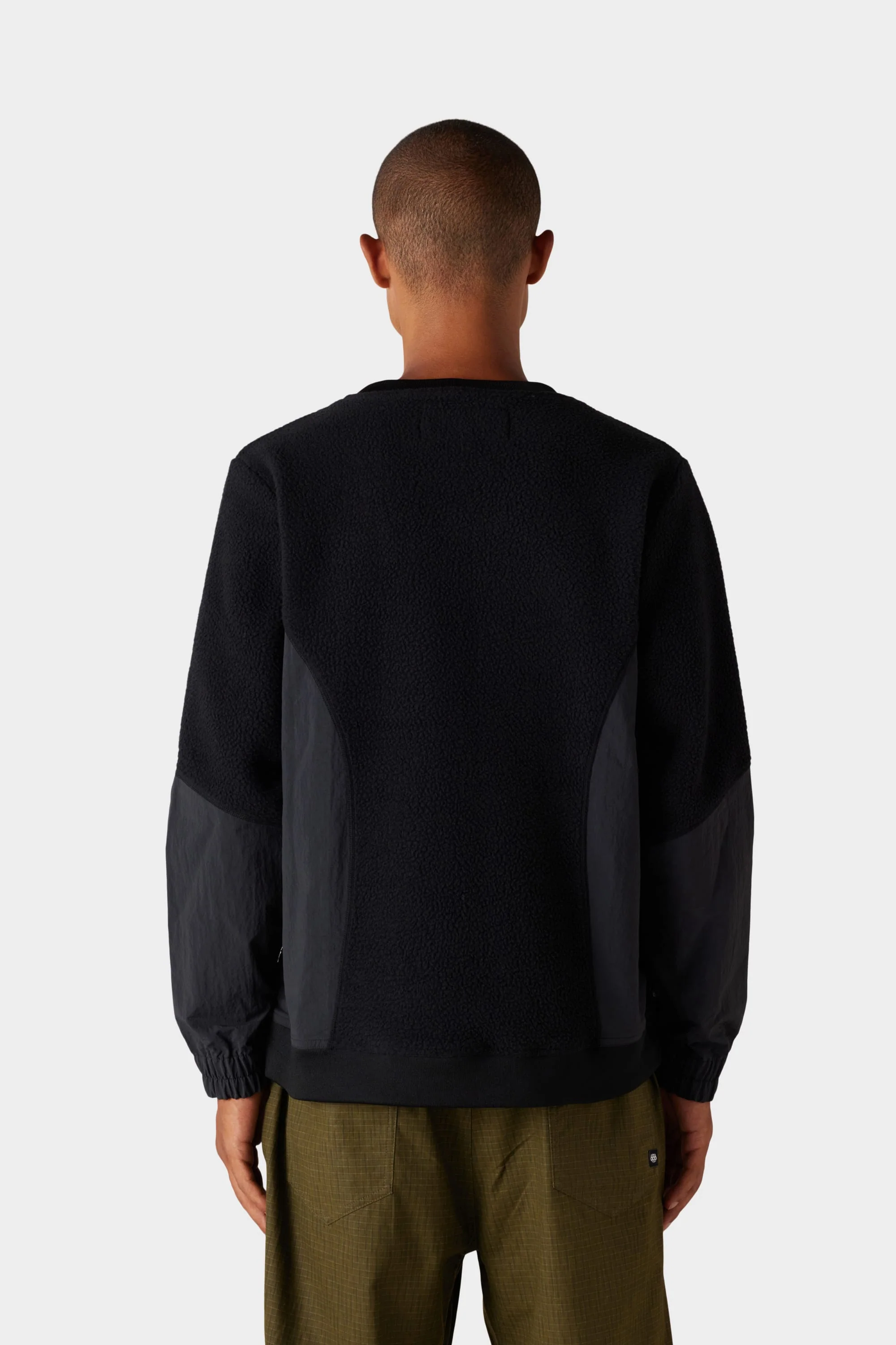 686 Men's Buttermilk Sherpa Crew - Image 8