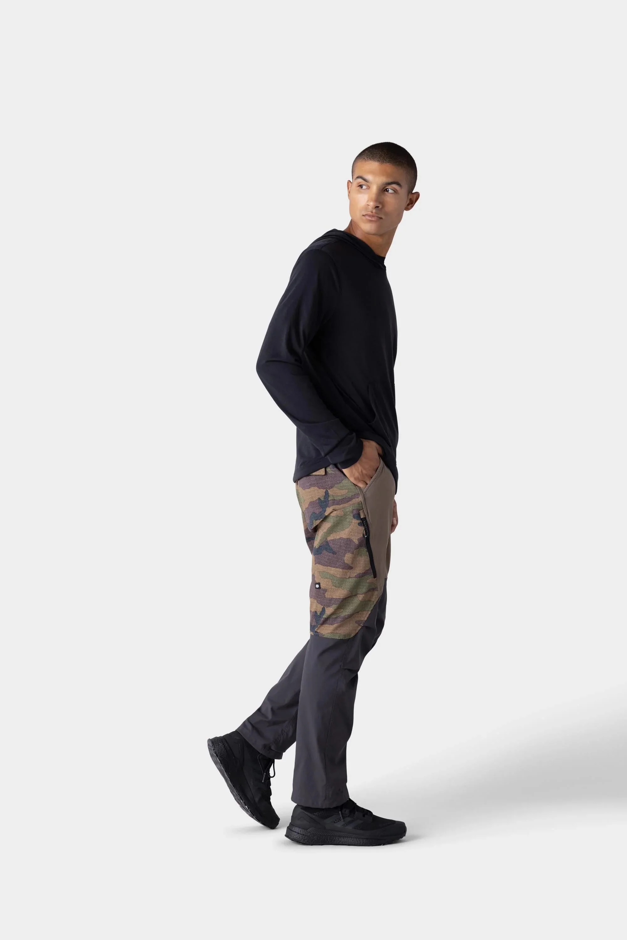 686 Men's Everywhere drirelease® Long Sleeve Hooded Tech Tee - Image 15
