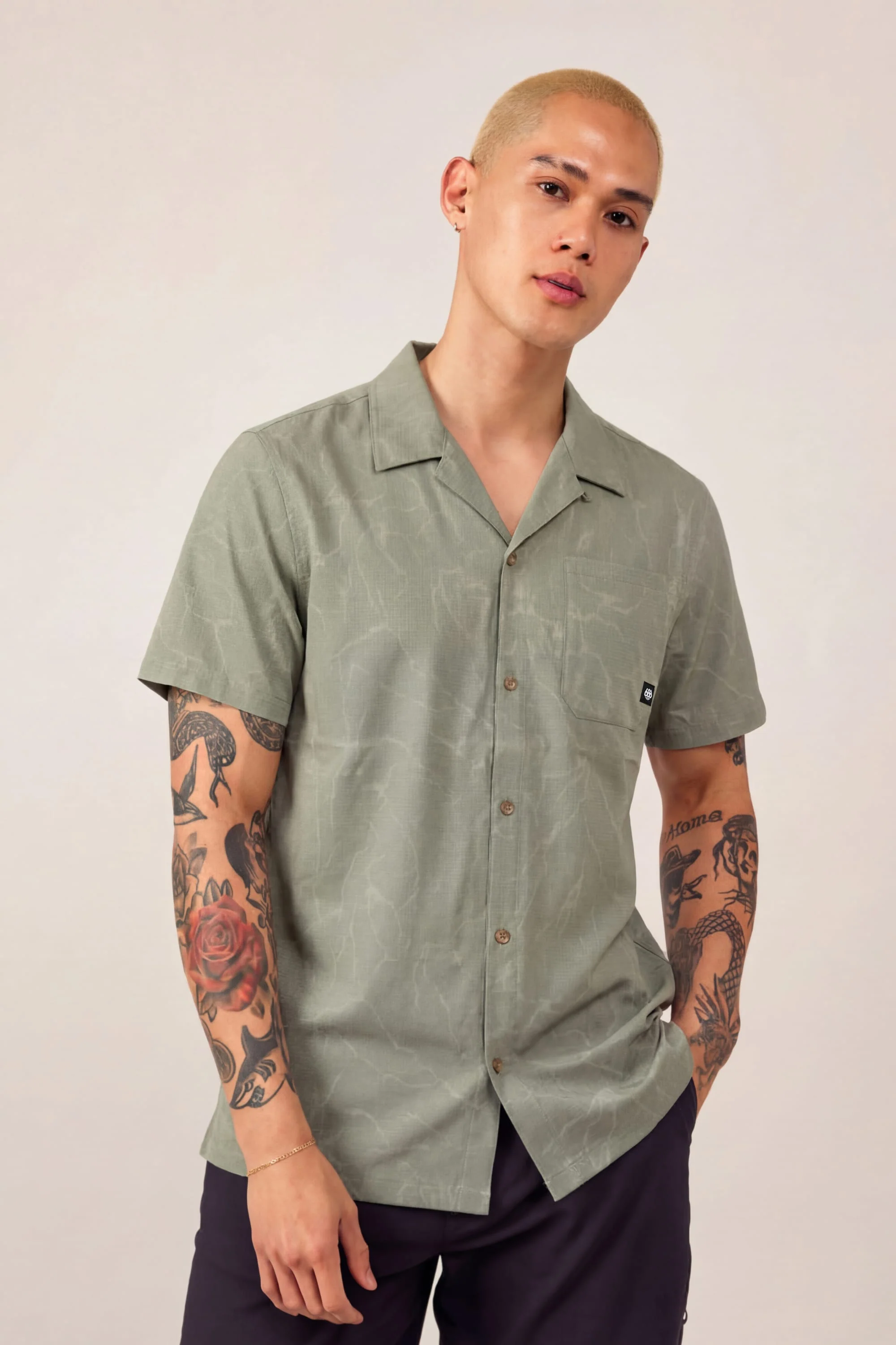 686 Men's Nomad Perforated Button Down Shirt - Image 14