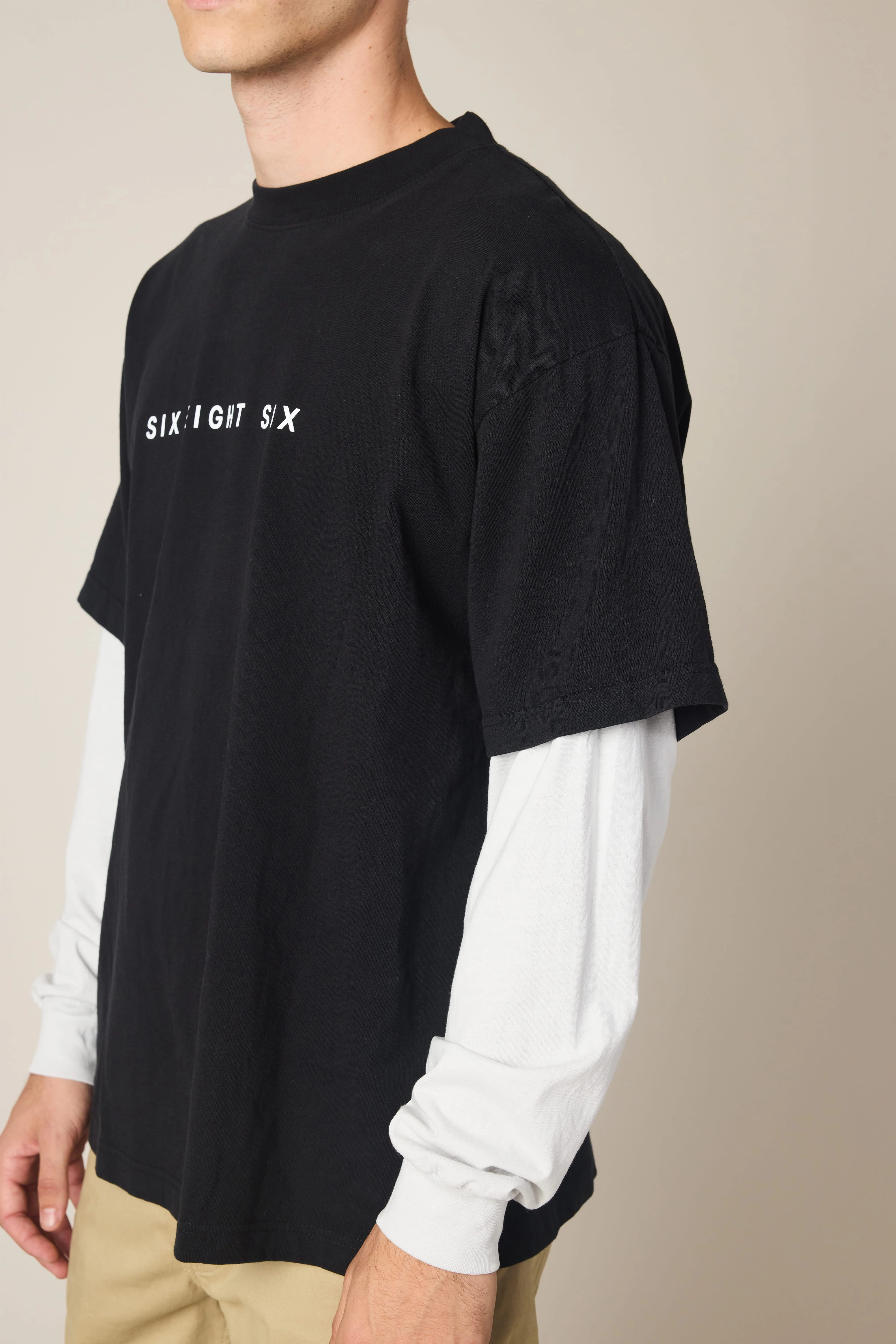 686 Wordmark Relaxed 2fer LS Tee - Image 4