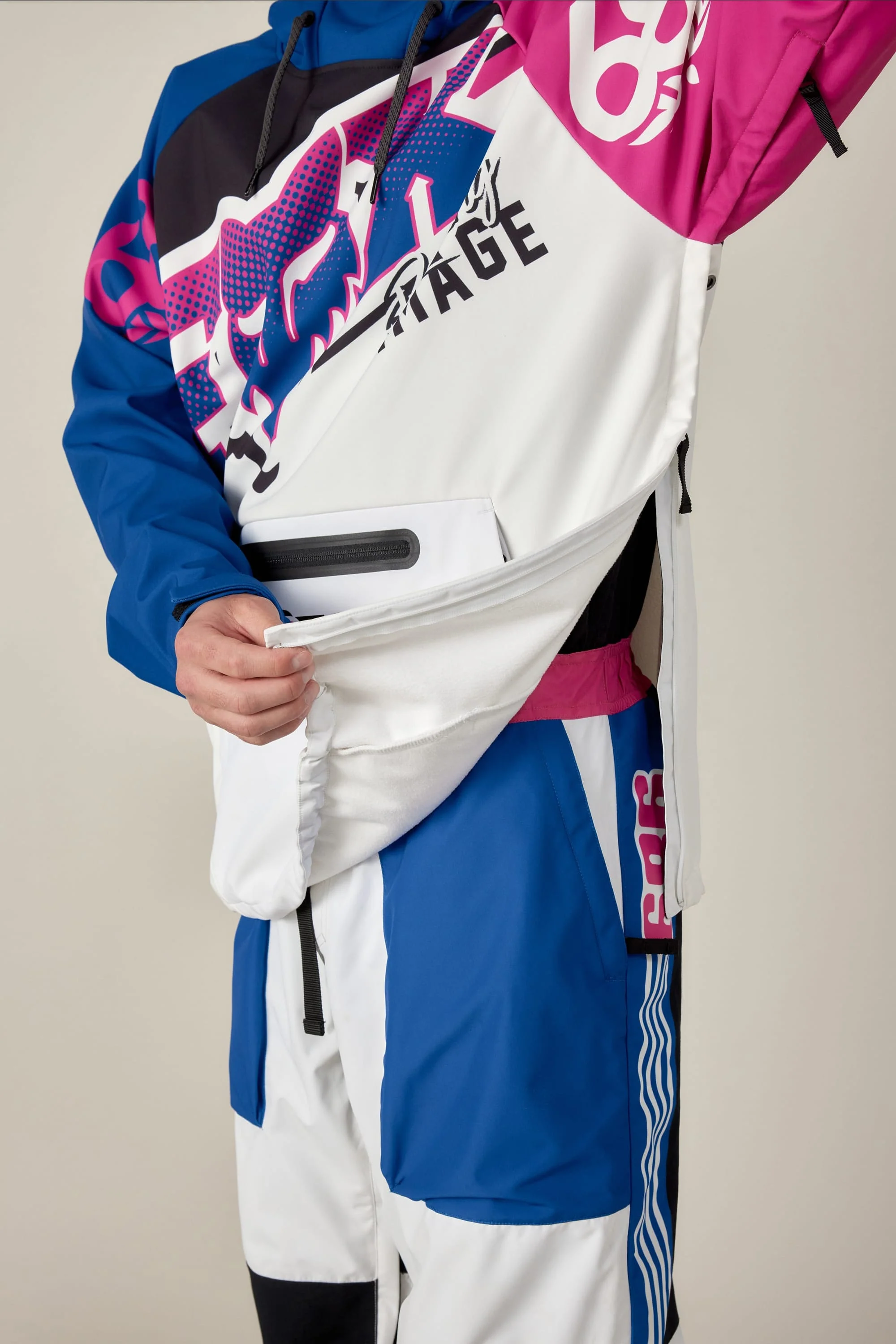 686 Men's Fox Racing Waterproof Hoody - Image 6