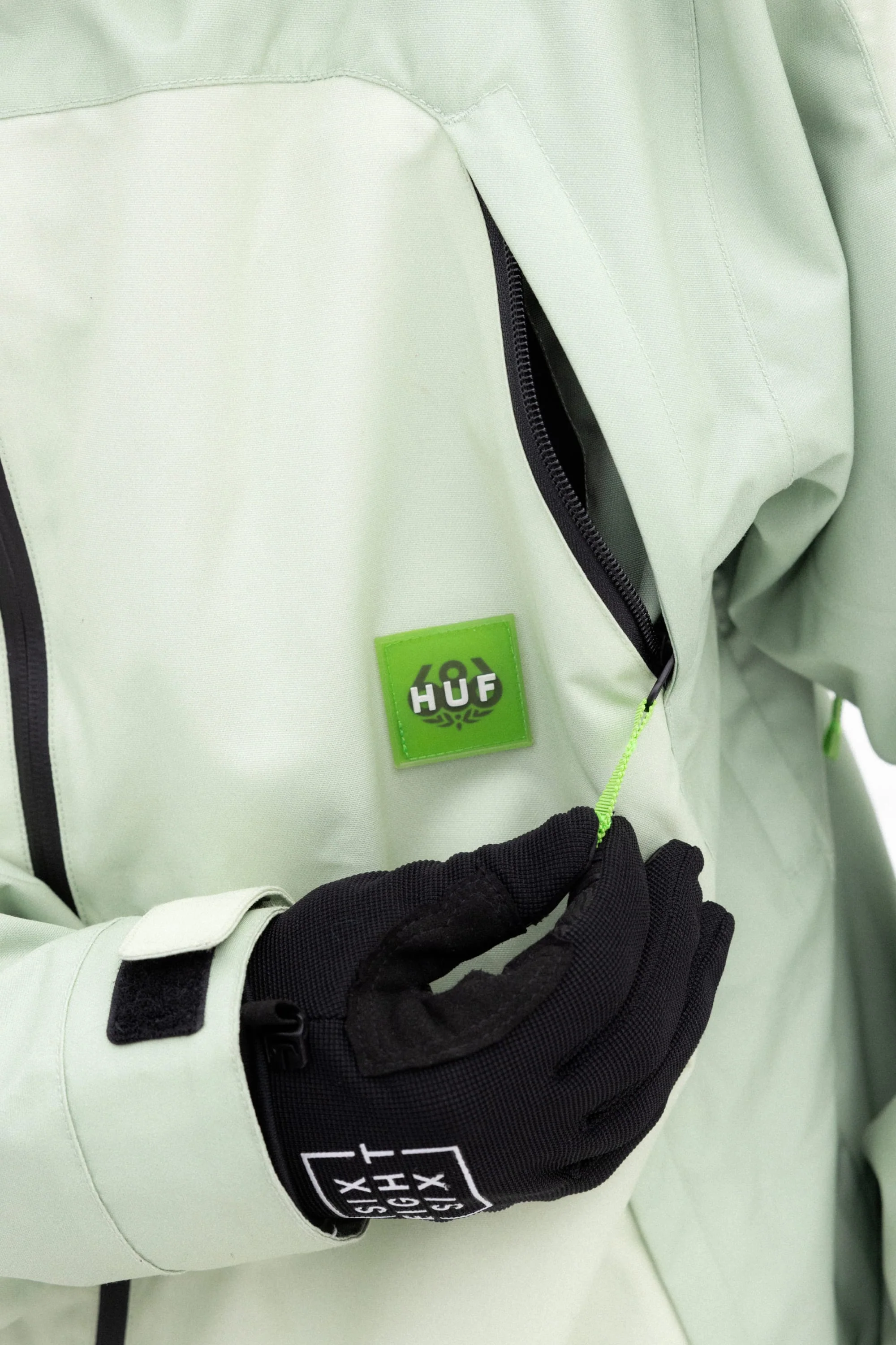 686 Men's HUF Double H Shell Jacket - Image 6
