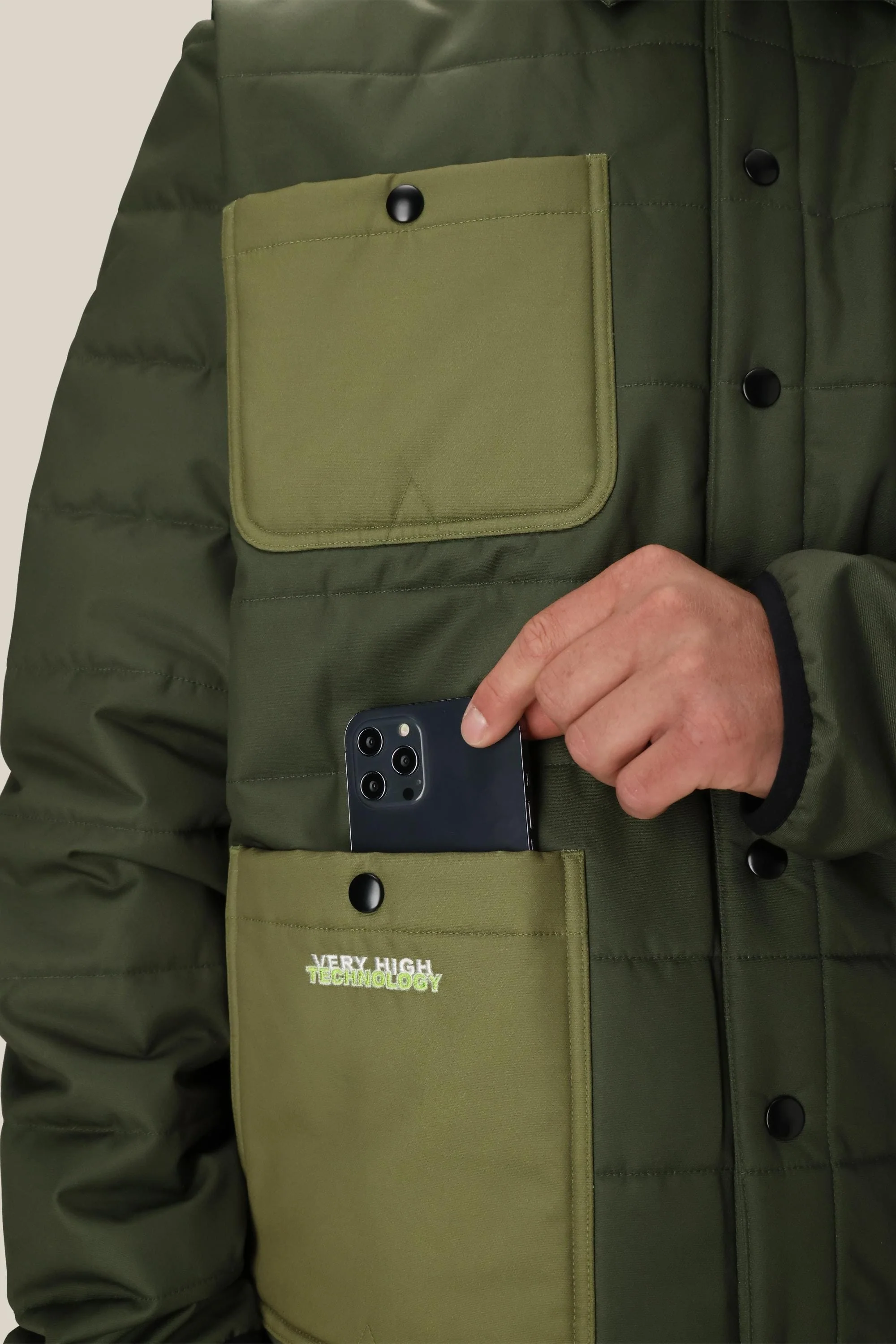 686 Men's HUF Puffer Insulated Jacket - Image 5