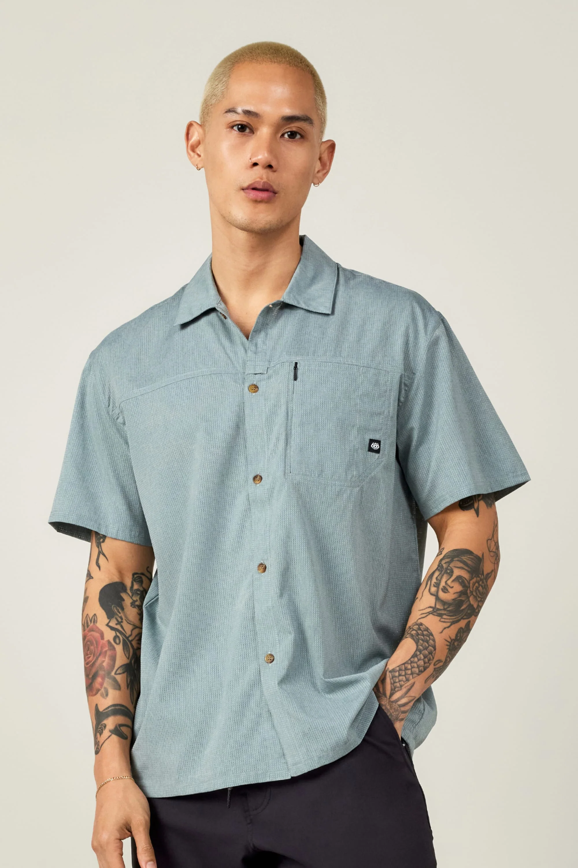 686 Men's Canopy Perforated Button Up - Image 13