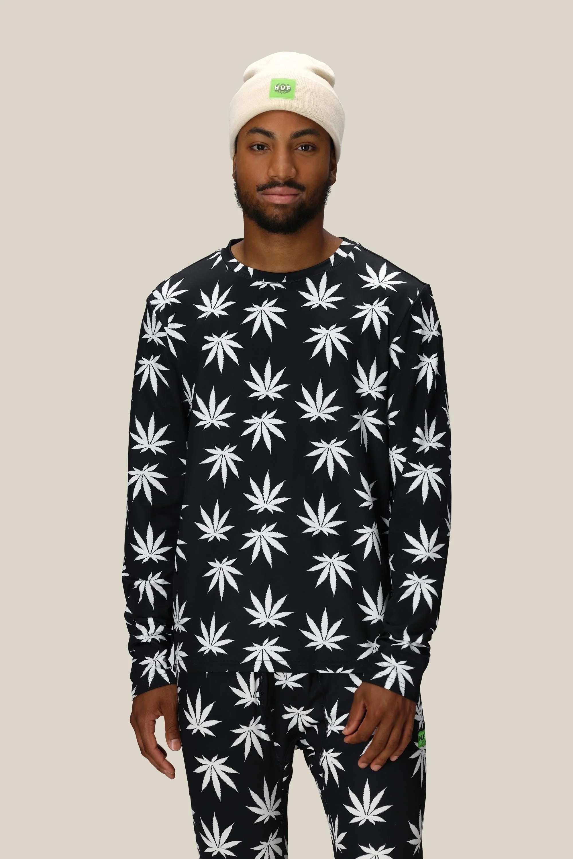 686 Men's HUF Plantlife Base Layer LS Top - Image 3