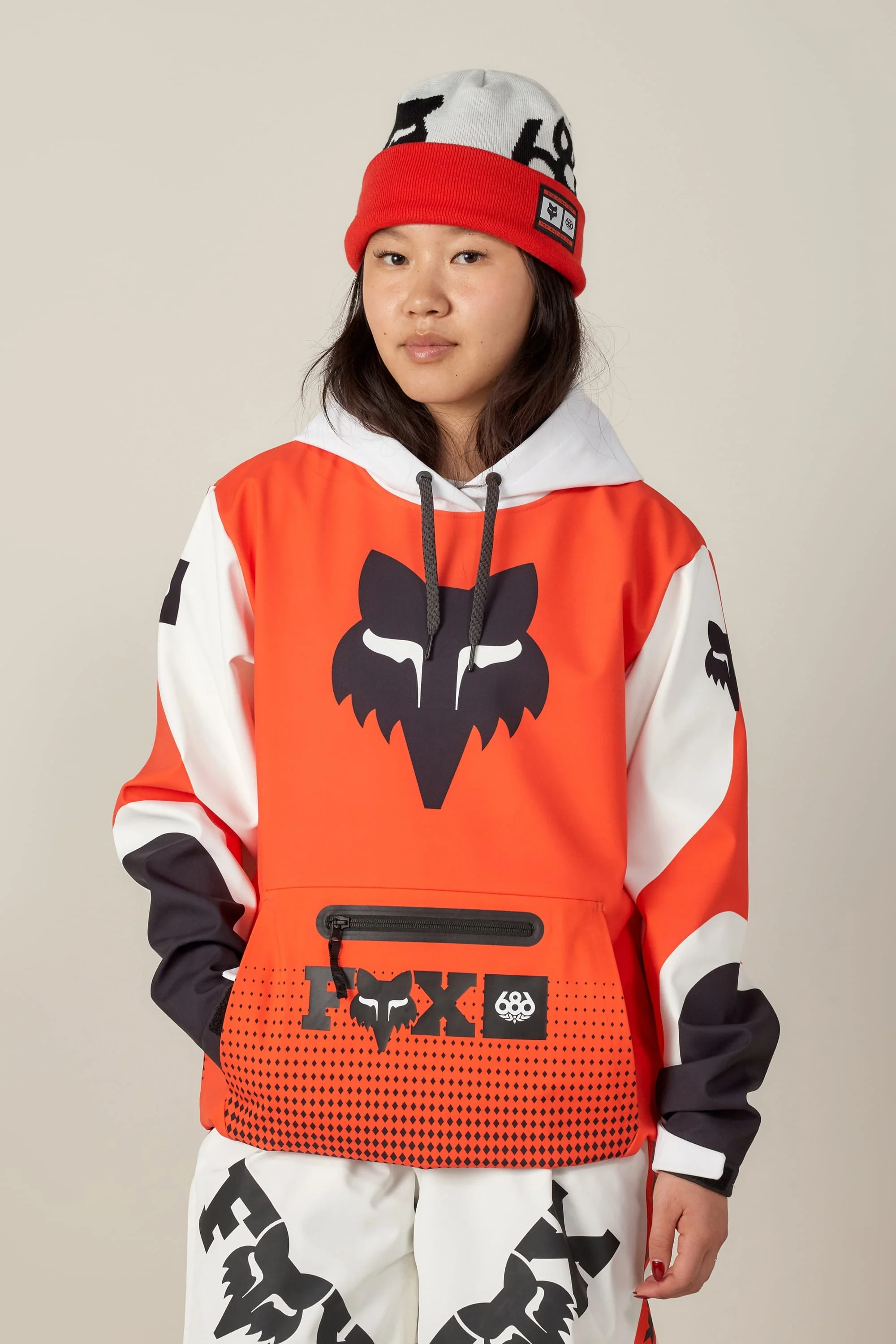 686 Women's Fox Racing 97 Waterproof Hoody - Image 3