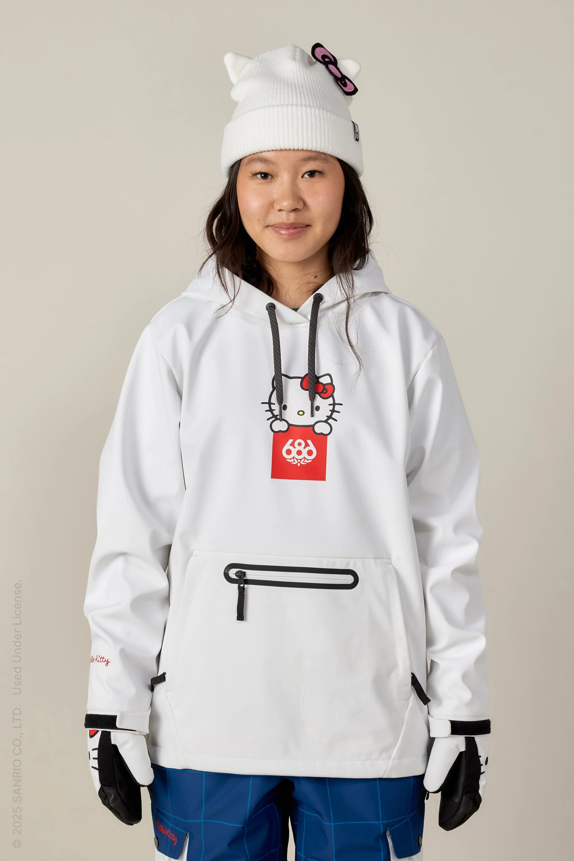 686 Women's Hello Kitty® Waterproof Hoody - Image 3